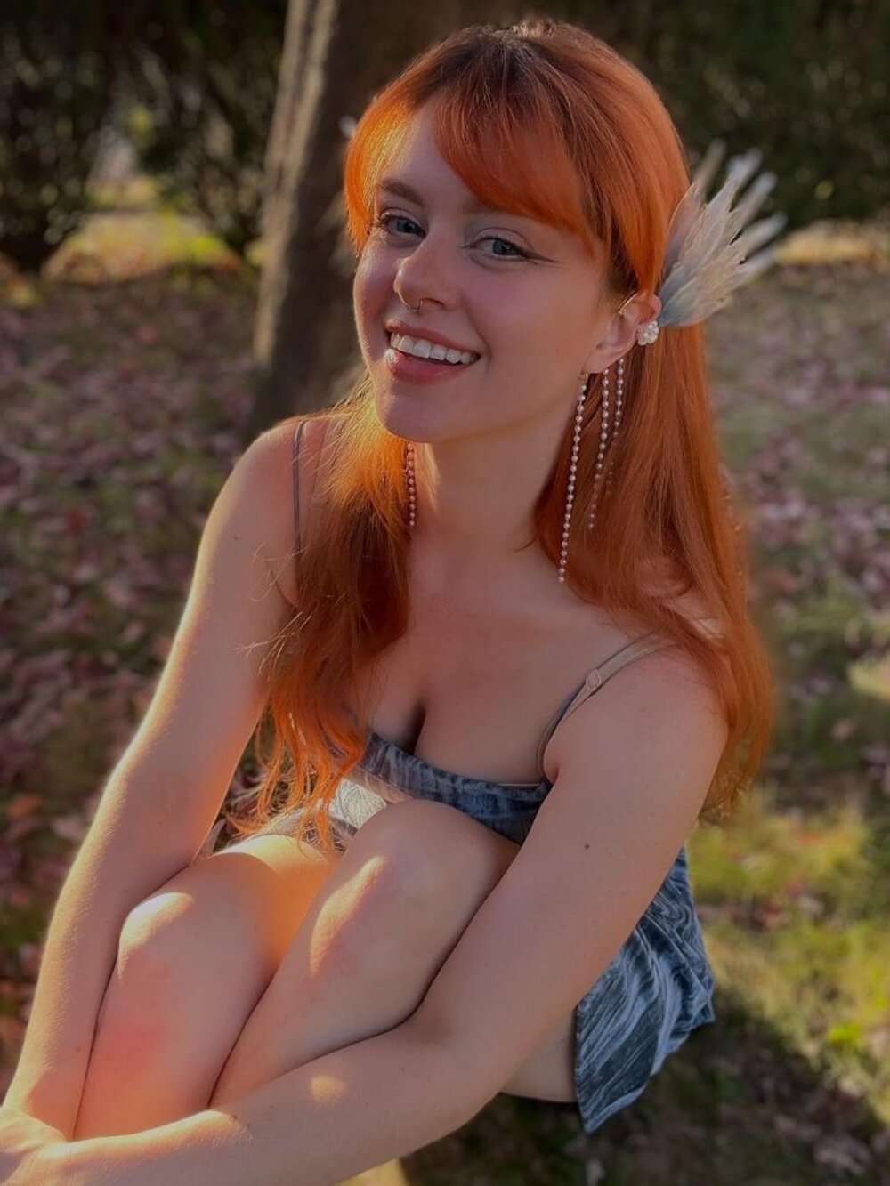 Mermaid Elf Ear Cuffs - Fairy Ear Cuffs with Tassel No Piercing Earrings Cosplay - Picture 3 of 7